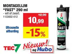 Hubo MONTAGELIJM “FAST” 290 ml aanbieding