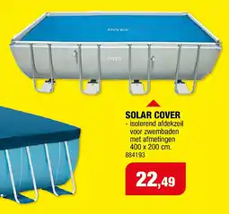 Hubo Intex afdekzeil zwembad solar 400x200 cm aanbieding