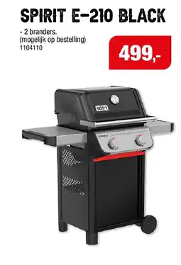 Hubo Weber Spirit E-210 gasbarbecue aanbieding