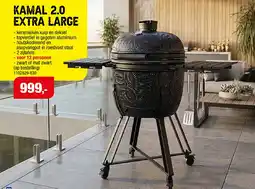 Hubo Barbecook Kamal 2.0 kamado barbecue Extra large zwart aanbieding