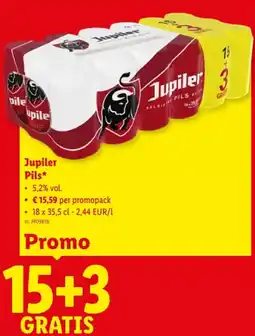 Lidl Jupiler Pils aanbieding