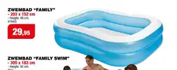 Hubo Intex 57180NP Family speelcenter zwembad 203x152x48 cm aanbieding