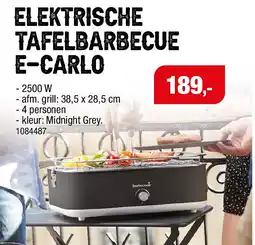 Hubo Barbecook E-Carlo tafelgrill elektrisch aanbieding