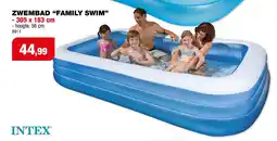 Hubo Intex Family Swim zwembad 305x183x56 cm aanbieding