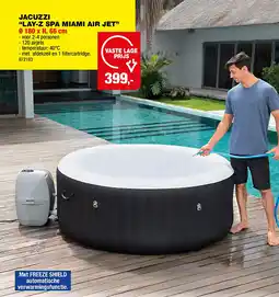Hubo Bestway Lay-Z-Spa Miami AirJet jacuzzi 180x66 cm 2-4 personen aanbieding