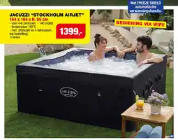 Hubo Bestway Lay-Z-Spa Stockholm Airjet 6 aanbieding