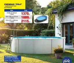 Hubo Gre Fidji zwembad 350x120 cm aanbieding