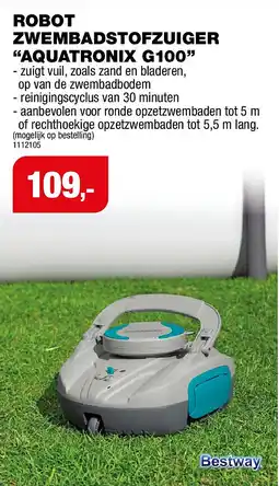Hubo ROBOT ZWEMBADSTOFZUIGER “AQUATRONIX G100” aanbieding