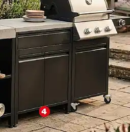 Hubo Barbecook Casa buitenkeuken module 2 deuren aanbieding