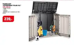 Hubo Toomax Storaway Plus XL tuinberging 145x85x124 cm grijs aanbieding