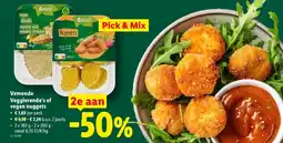 Lidl Veggierondo's of vegan nuggets aanbieding