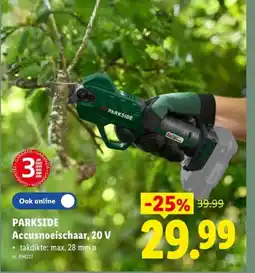 Lidl Accusnoeischaar, 20 V aanbieding