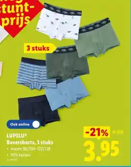 Lidl Boxershorts, 3 stuks aanbieding