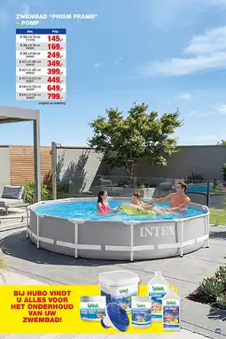 Hubo Intex Prism Frame zwembad 366x76 cm + patroonfilter aanbieding