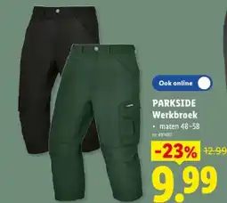 Lidl Werkbroek aanbieding