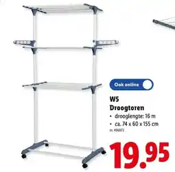 Lidl Droogtoren aanbieding