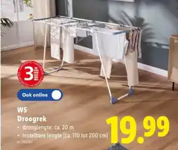 Lidl Droogrek aanbieding