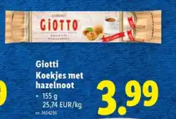 Lidl Koekjes met hazelnoot aanbieding