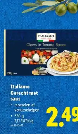 Lidl Gerecht met saus aanbieding