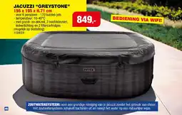 Hubo Intex Greystone spa jacuzzi 6 personen aanbieding