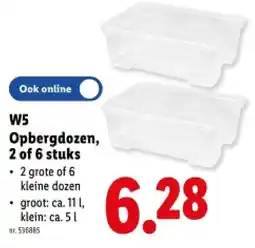 Lidl Opbergdozen, 2 of 6 stuks aanbieding