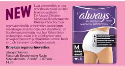 Delhaize Broekjes tegen urineverlies aanbieding