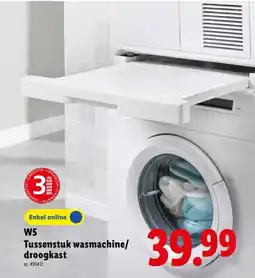 Lidl Tussenstuk wasmachine/ droogkast aanbieding