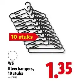 Lidl Kleerhangers, 10 stuks aanbieding