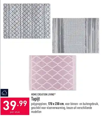 ALDI Tapijt 170 x 230cm aanbieding