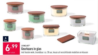 Geurkaars in glas