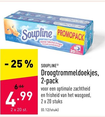 ALDI Droogtrommeldoekjes, 2-pack aanbieding