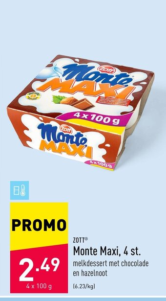 ALDI Monte maxi, 4 st. 4 x 100g aanbieding