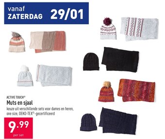 ALDI Muts en sjaal aanbieding