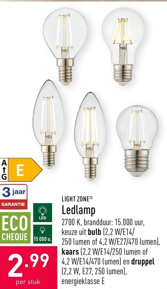 ALDI Ledlamp aanbieding