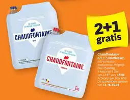 Albert Heijn Chaudfontaine 6 x 1.5 literflessen aanbieding