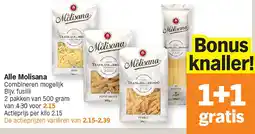 Albert Heijn Alle Molisana aanbieding