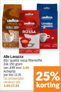 Albert Heijn Alle Lavazza aanbieding
