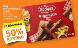Albert Heijn Beckers frikandellen 20 stuks aanbieding