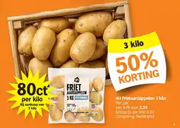 Albert Heijn AH Frietaardappelen 3 kilo aanbieding