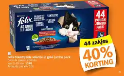 Albert Heijn Felix Countryside selectie in gelei jumbo pack aanbieding