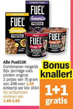 Albert Heijn Alle Fuel10K aanbieding