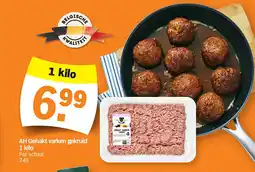 Albert Heijn AH Gehakt varken gekruid 1 kilo aanbieding