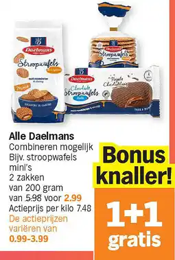 Albert Heijn Alle Daelmans aanbieding