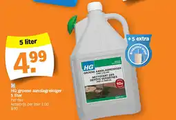 Albert Heijn HG groene aanslagreiniger 5 liter aanbieding