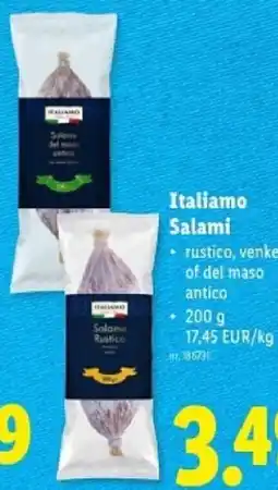 Lidl Italiamo Salami aanbieding