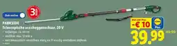 Lidl Parkside Telescopische accuheggenschaar, 20 V aanbieding
