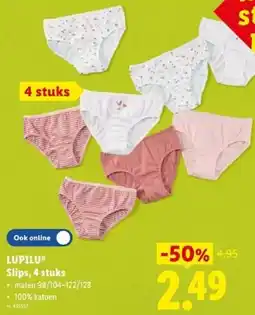 Lidl Lupilu Slips aanbieding
