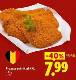 Lidl Praagse schnitzel XXL aanbieding