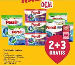 Delhaize Wasmiddel in discs aanbieding