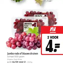 Jumbo Jumbo rode of blauwe druiven aanbieding